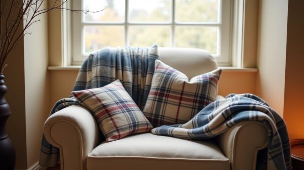 Chaleur et style : le plaid comme indispensable de décoration