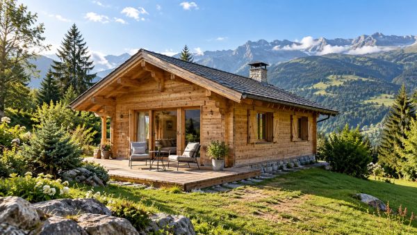 Découvrez nos chalets en bois prêts à vivre et montés