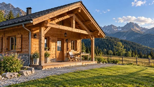 Découvrez nos chalets en bois prêts à vivre et montés