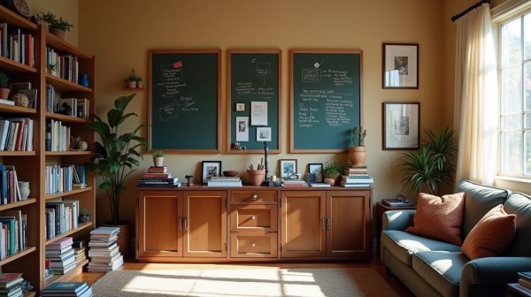 Exploiter les murs pour gagner du rangement sans alourdir la déco