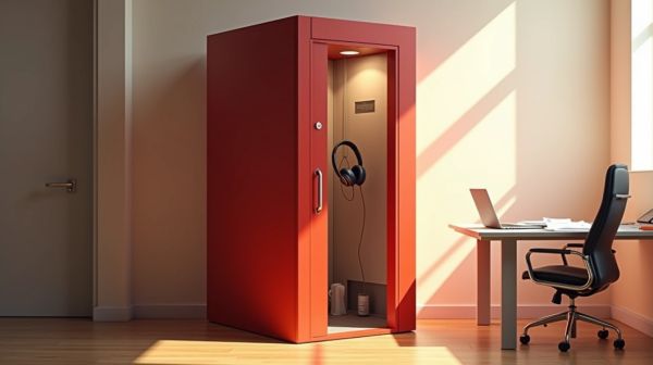 La phone box bureau, solution acoustique pour un espace de travail performant
