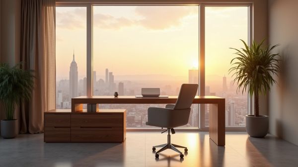 Maximisez votre espace de travail avec un bureau d'angle