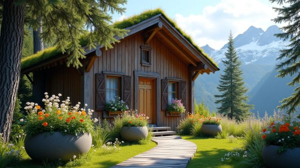 Optez pour un chalet en bois habitable livré monté et clé en main