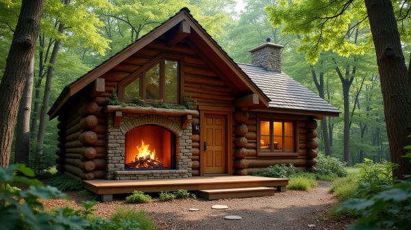Optez pour un chalet en bois habitable livré monté et clé en main