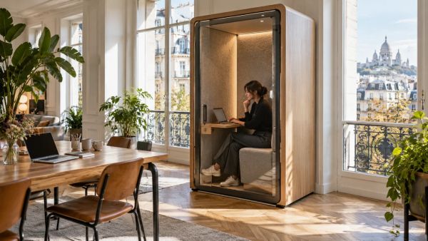 Optimisez votre espace de travail avec les cabines acoustiques