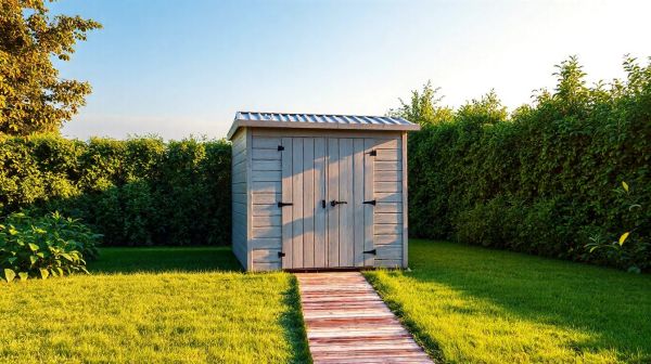 Top abris de jardin en composite pour un design épuré et durable