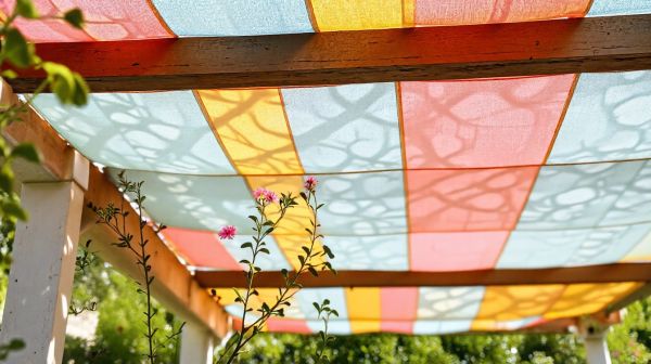 Top idées pour une pergola tissu multicolore à Ancenis