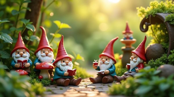 Transformez votre jardin avec des lutins déco charmants